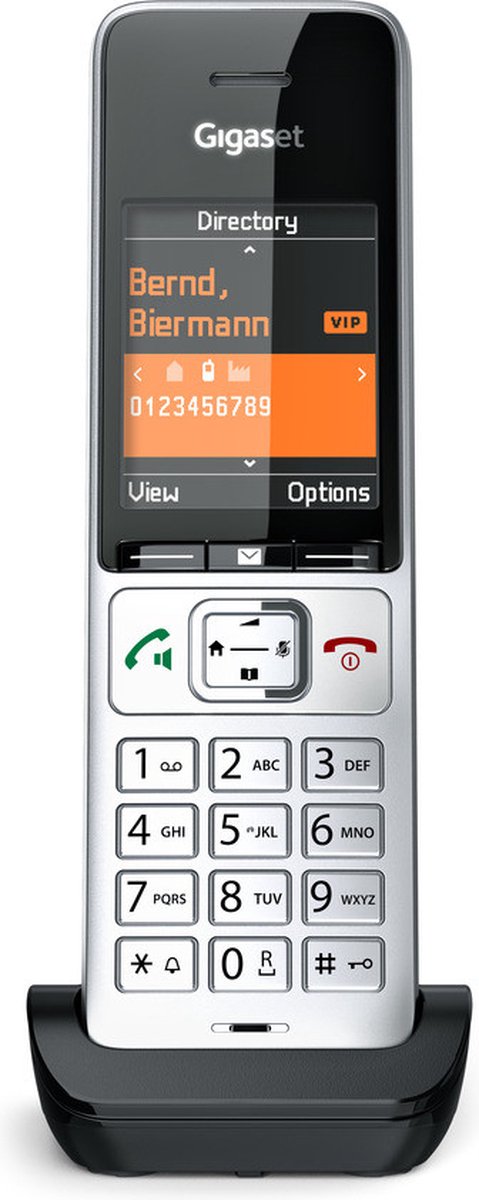 Gigaset COMFORT 500HX Analoge-/DECT-telefoon Nummerherkenning Zwart, Zilver foto 5