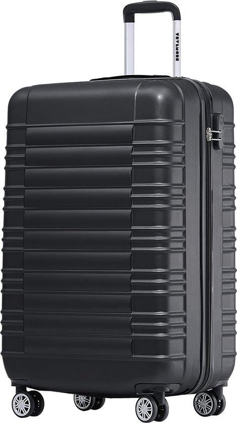 TRVLMORE Handbagage Koffer - 38L - Cijferslot - Lichtgewicht - Trolley - 54x36x20cm - Past binnen 55x40x20 cm - Zwart