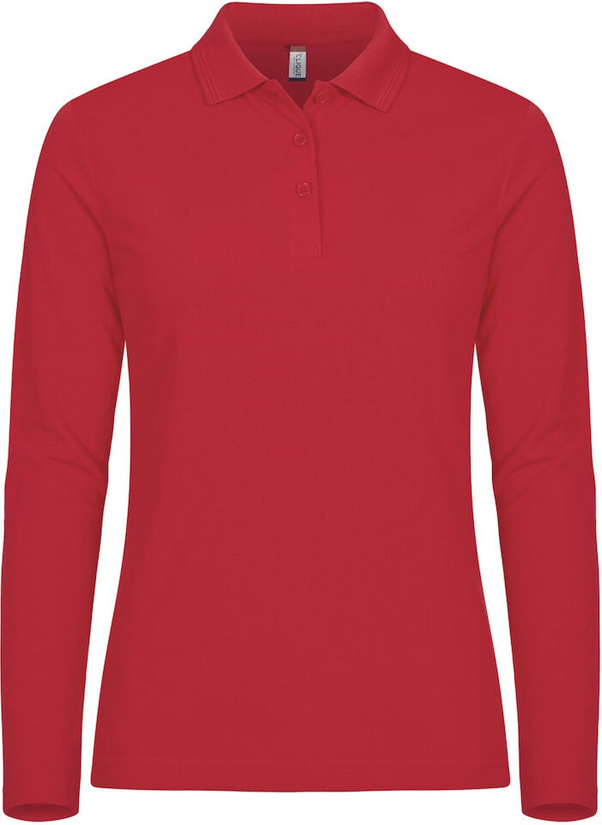 Clique Manhattan L/S Women 028253 - Rood - 34/XS
