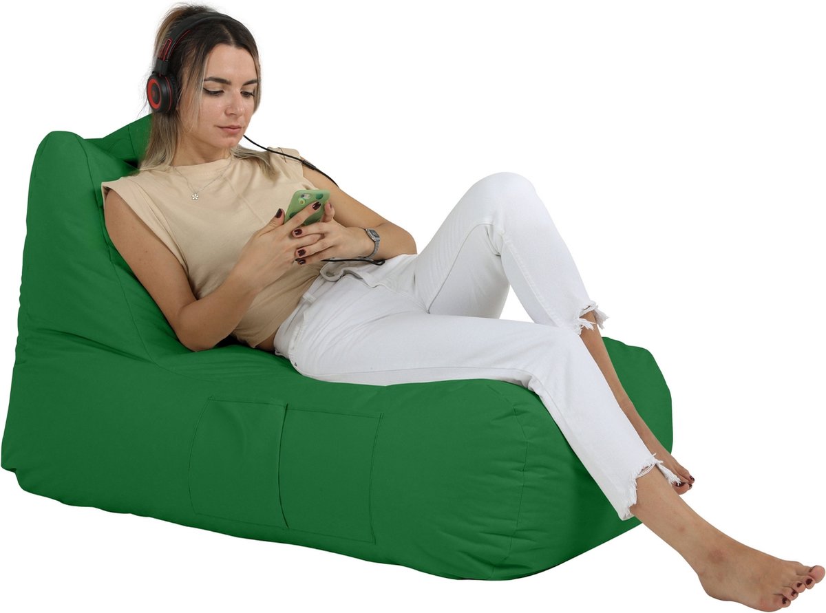 Xoft Living - Zitzak Lounge - Groen - Volwassenen & Kinderen