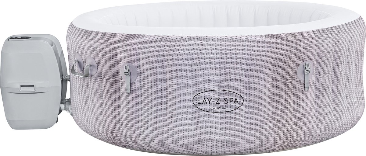Lay-Z-Spa Cancun AirJet opblaasbare spa - 2 tot 4 personen - Ø 180 x 66 cm