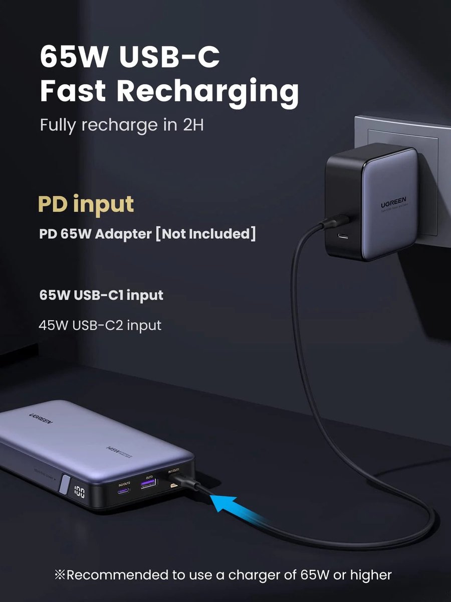 De Cowzry is een kleine powerbank met draadloos opladen en