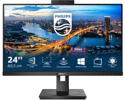 Philips 242B1H - Full HD Monitor - Powersensor - Lichtsensor - HDMI-DP-USB Hub - Verstelbaar - 24 inch
