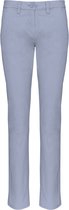 Pantalon chino femme Kariban K741 - Blue Kentucky - 46 NL (48 FR)