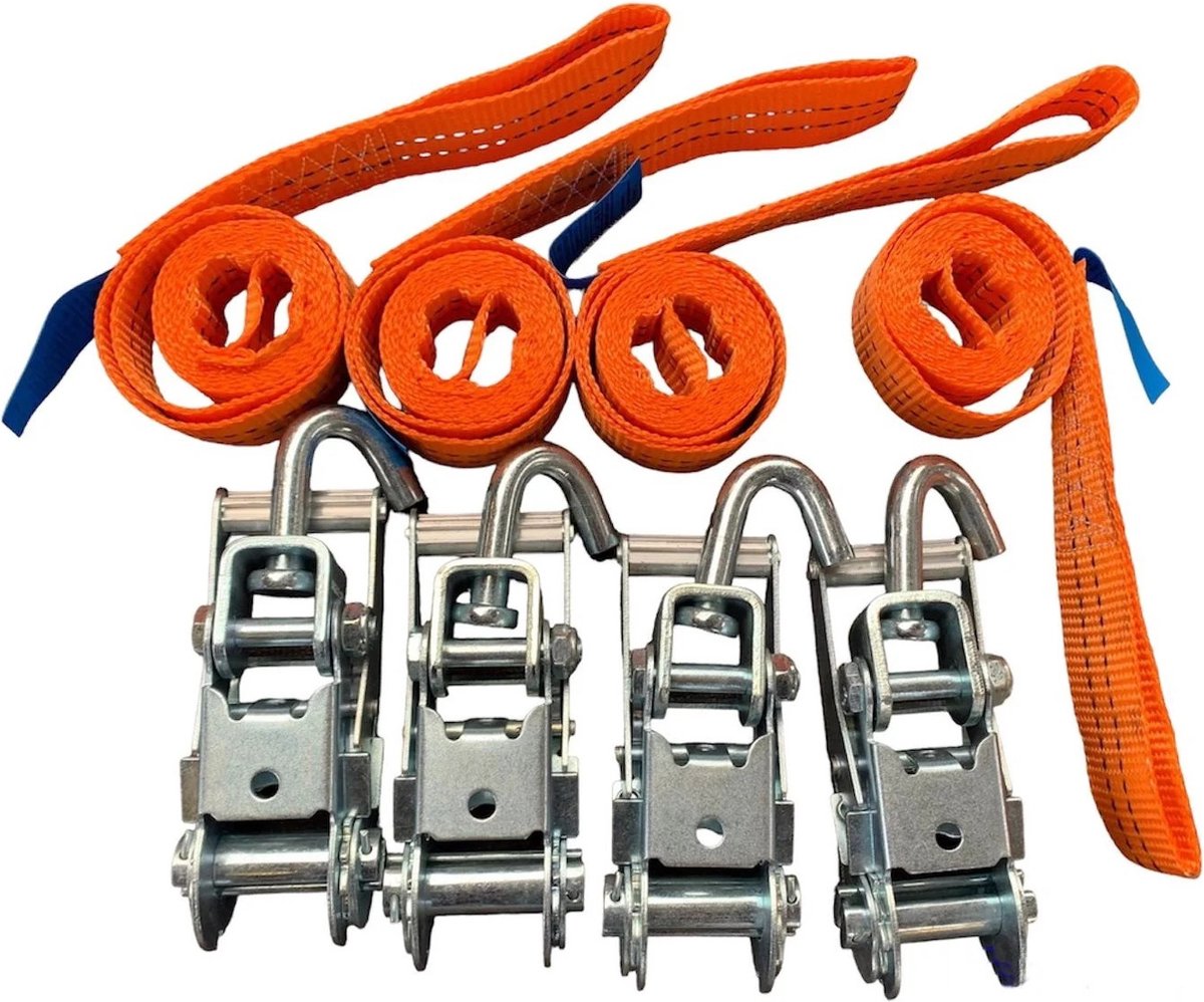 Bouwman Motorfiets spanband 35mm super strong met Ratel en draaihaak. Set van 4 stuks