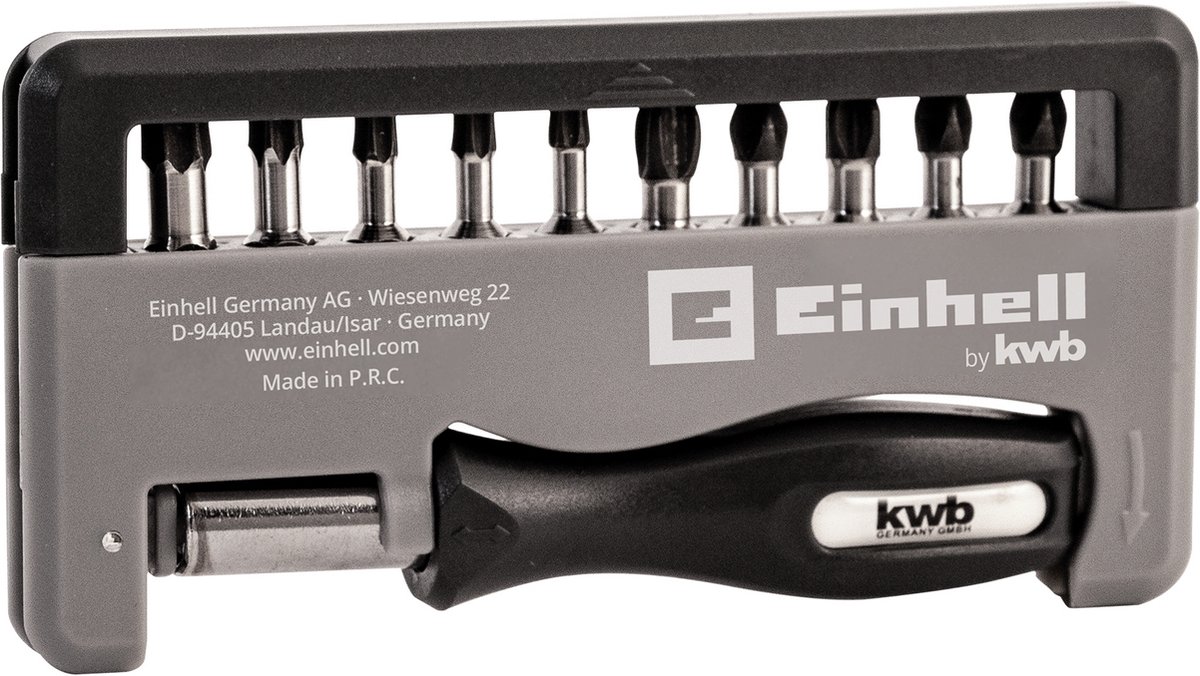 Einhell Bit-Box met schroevendraaier 11-delig
