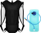 Inclusief drinksysteem - met 2L waterzak - Waterzak sporttas - Rugzak drinkfles - Incl Slang - Hardloopvest - Hardlooprugzak - Waterdicht - Reflecterend - Drinkrugzak - Wandelen - Hardlopen - Hiken - Wielrennen