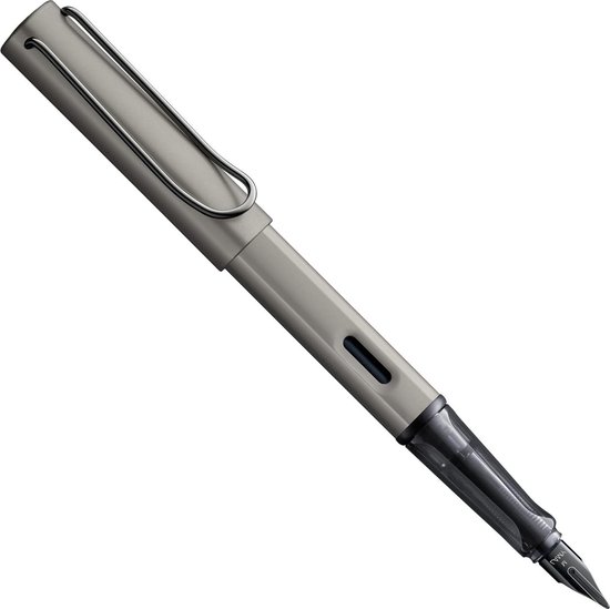 LAMY Lx edele vulpen 058 uit lichtgewicht aluminium in de kleur palladium met LAMY Lx edele vulpen 058 uit lichtgewicht aluminium in de kleur palladium met