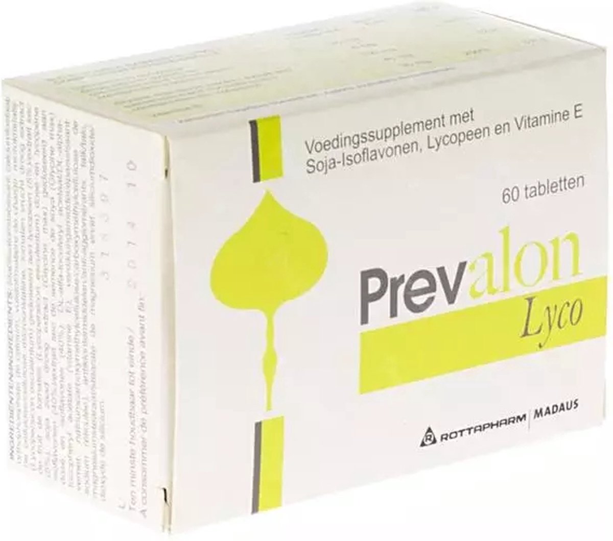 Goedkoopste Prevalon Lyco Voedingssupplement - Vitamine E, lycopeen en soja-isoflavonen - 60 tabletten