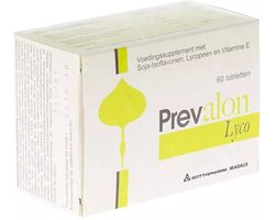 Prevalon Lyco Voedingssupplement - Vitamine E, lycopeen en soja-isoflavonen - 60 tabletten - Prostaat