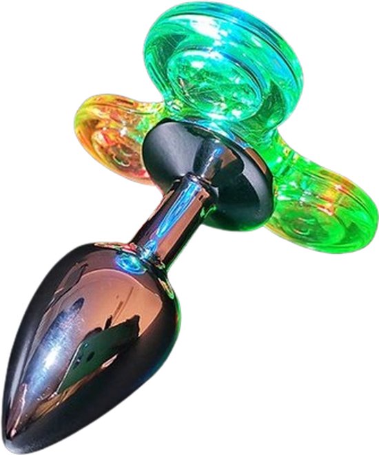 Prise LED Pro | Plug anal de Luxe | Plug anal | Fidget spinner | Sextoys  lumineux |... | bol