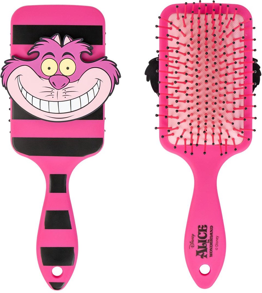 Alice In Wonderland Cheshire Cat Unisex Haarborstel - roze/zwart - Standard