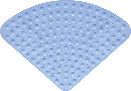 EUPXRHY Gebogen Antislip Badmat voor Hoekse Douche, Hoekse Douchemat Anti Slip Anti Schimmel, RV Douchemat voor Hoekse Binnendouche, Snel Drogende Driehoekige Douchemat, Gemakkelijk te Reinigen, B