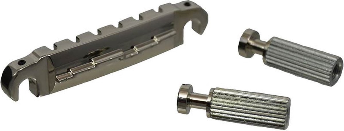 Allparts TP0402001 Compensated Wraparound Tailpiece – Nikkel