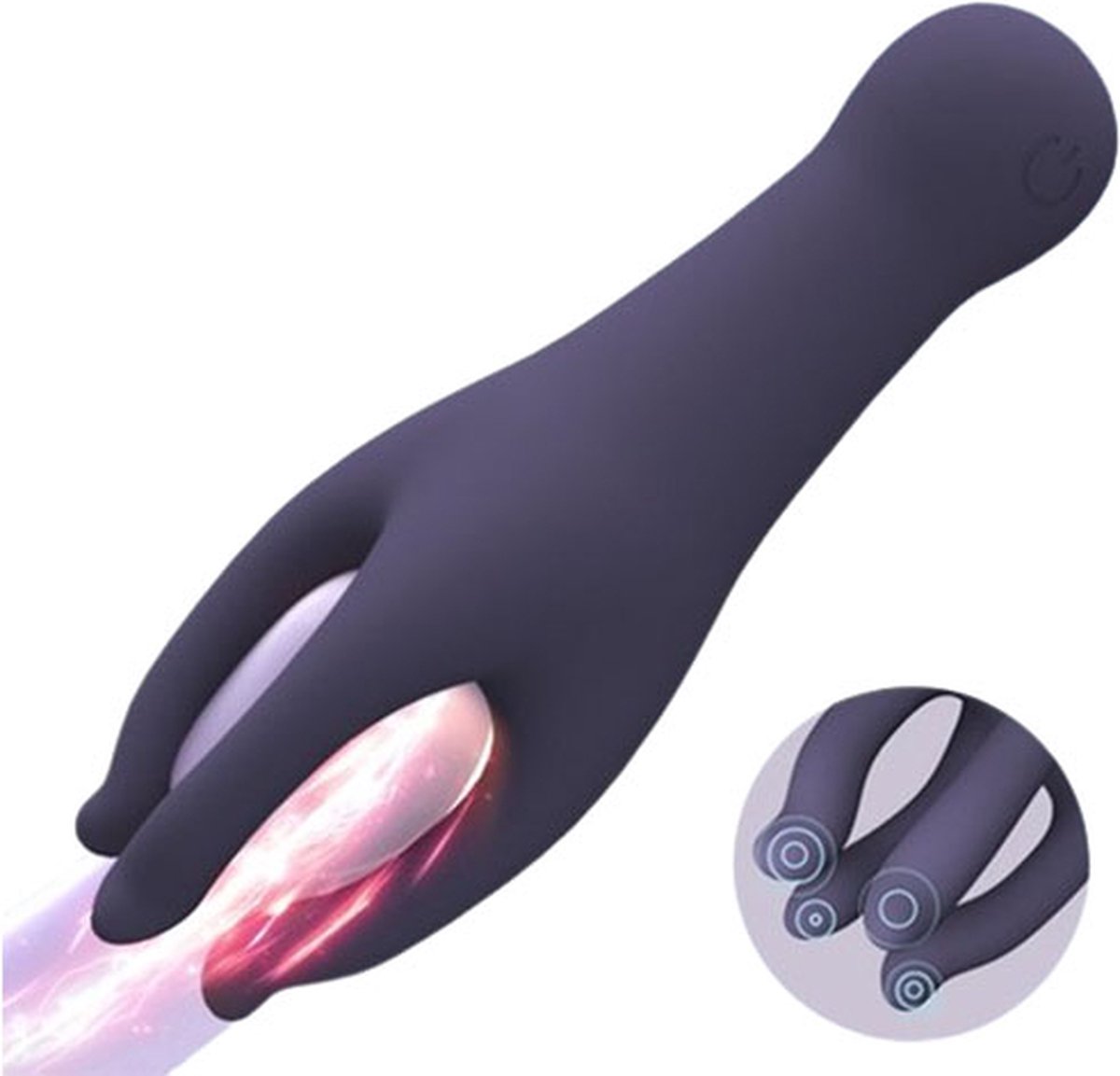 Goedkoopste Eikel vibrator BLACK Deluxe | Masturator | 10 vibratiestanden | USB oplaadbaar | Penis | Stimulatie