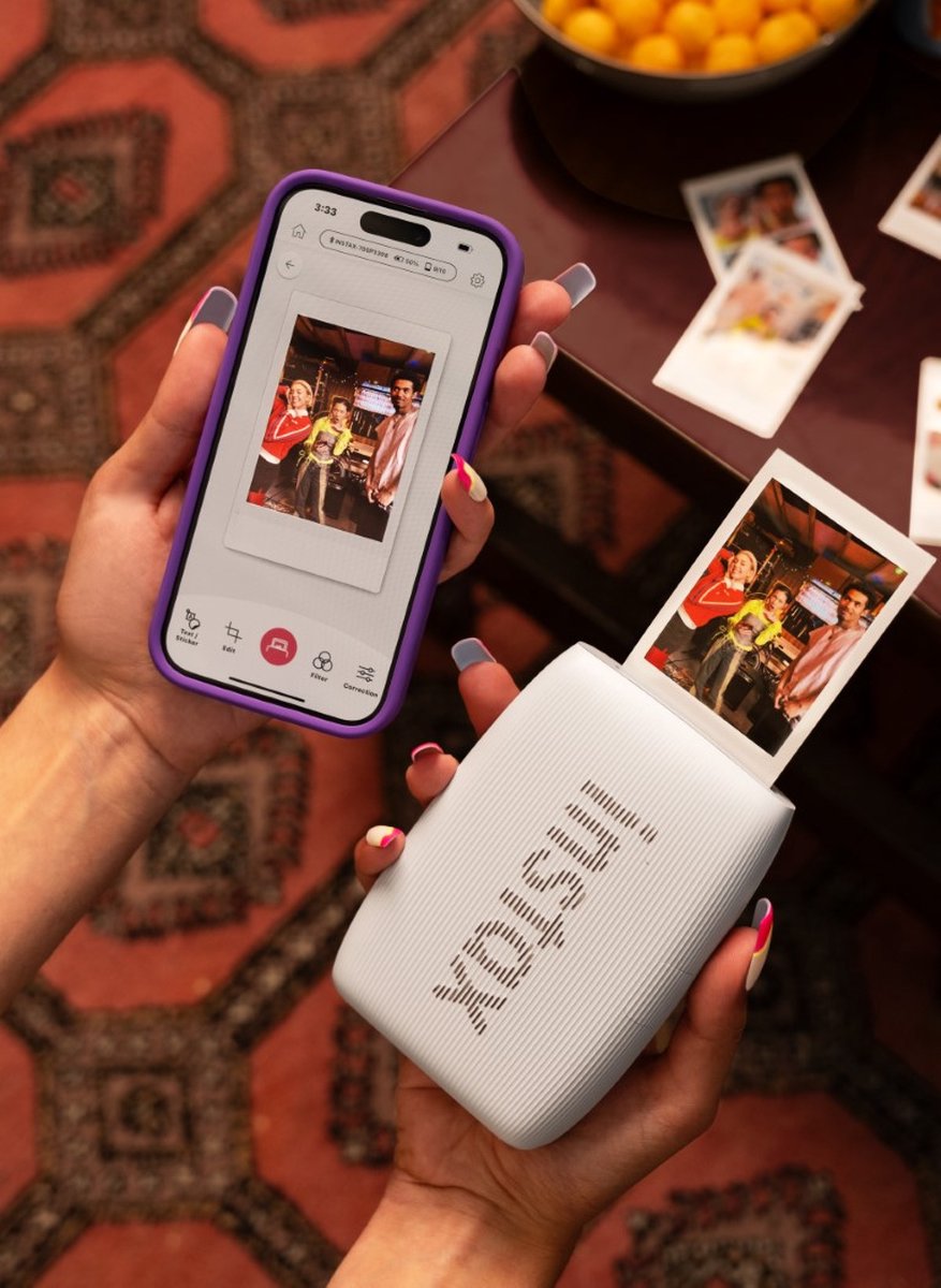 Fujifilm Instax mini Link 3 - Pocket Printer - Clay White — afbeelding 6
