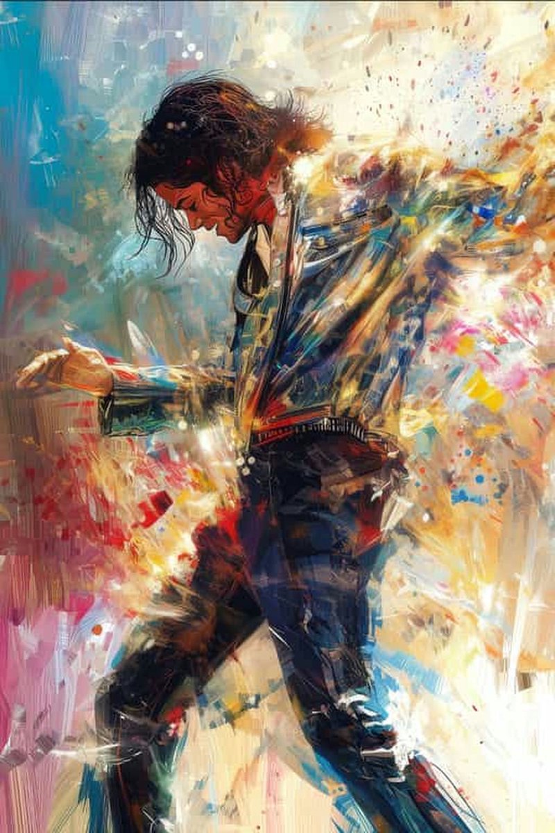 Michael Jackson Poster - Muziek - Zanger - Pop - Muzieklegende - Superster - posters - formaat 60x90cm - Wanddecoratie - 3189