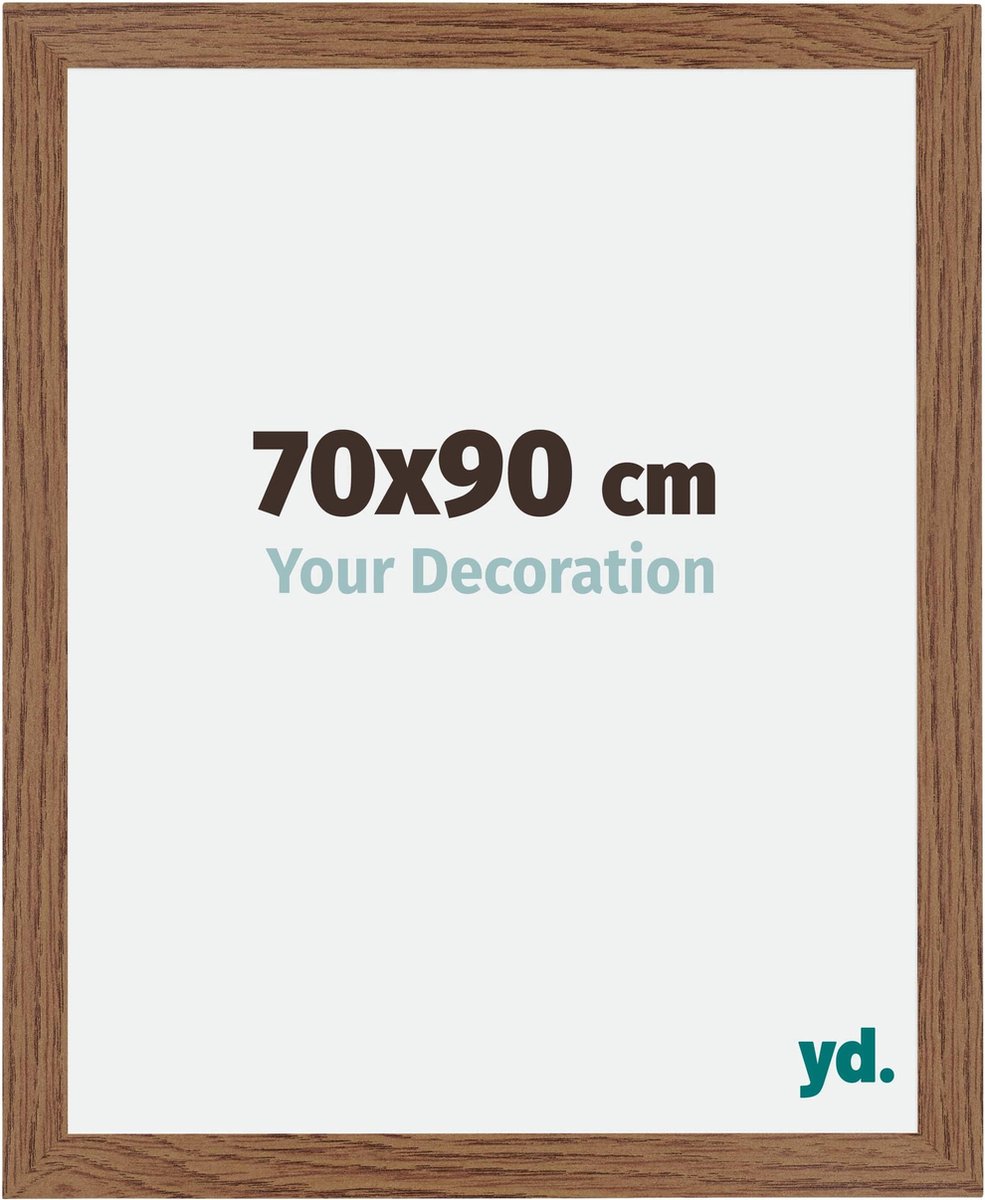 Your Decoration - Fotolijst 70x90 cm - MDF - Eiken Rustiek - Mura