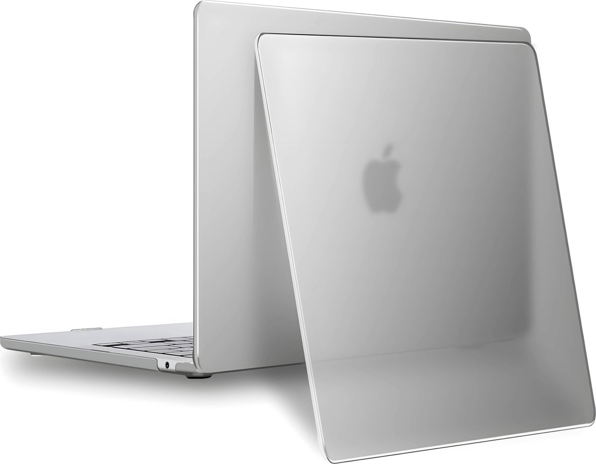Hoesje Geschikt voor MacBook Air 15 inch Transparant Cover - Hardcase Geschikt voor MacBook Air 2023 / 2024 Hoes - Geschikt voor MacBook Air M2 A2941 M3 A3114
