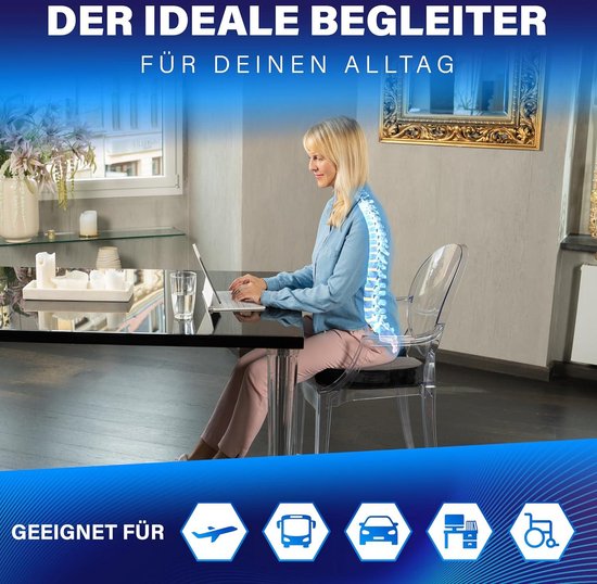 Zitkussen Antislip Orthopedisch Traagschuim Prostaat Zitkussen Voor Stuitbeen Ischias Relief Comfo
