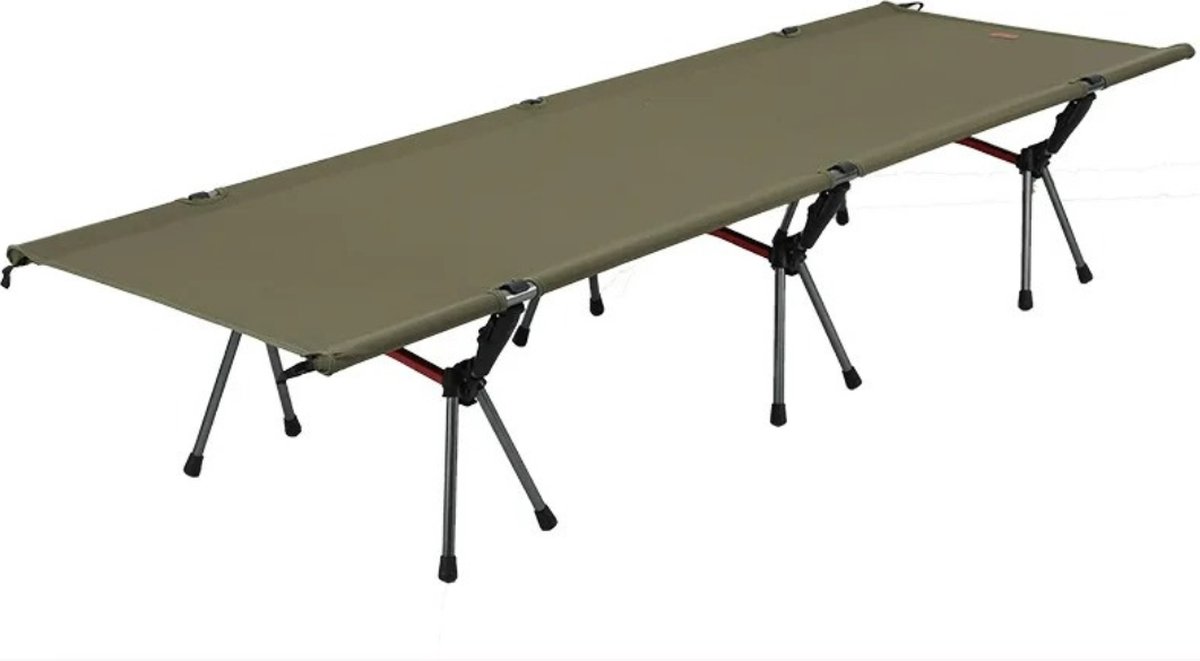 Veldbed - Veldbedden 1 Persoon - Kampeerbed - 190 x 68 x 38 Cm - Stretcher - Inklapbaar Campingbedje - Volwassenen - Groen