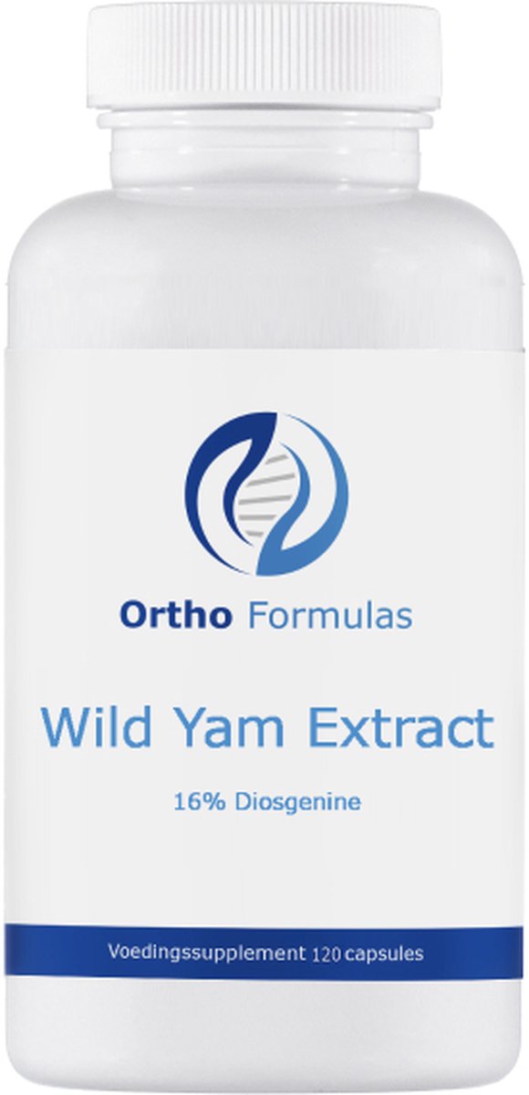 Goedkoopste Wild Yam Extract 100 mg – 120 Vegan Capsules – 16 Diosgenine – Hormonale Balans – Overgang – Opvliegers – Progesteron Ondersteuning