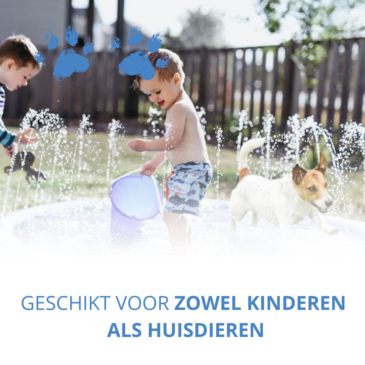 Twenty4seven® Hondenzwembad 150CM - XL Opvouwbaar - Honden & Kinderzwembad - Dog Pool & Kinder Zwembad - Hondenbad - Koelmat Hond — afbeelding 2