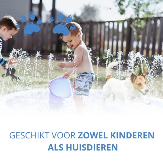 Piscine pour chiens Twenty4seven® 150CM - XL pliable - Piscine Chiens et enfants - Dog Pool et piscine Kinder - Piscine pour chiens - Tapis de refroidissement pour chiens