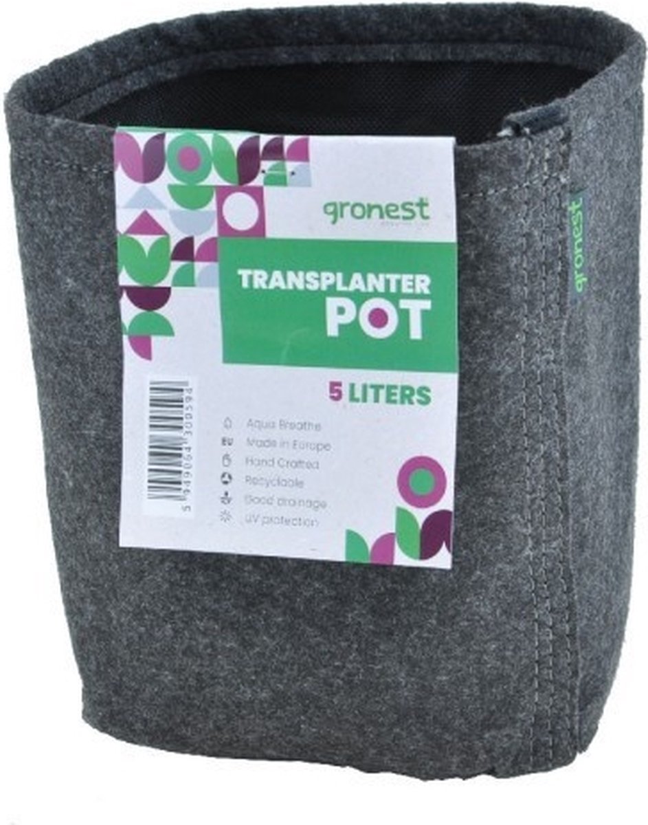 GRONEST TRANSPLANTER POT 8 LITER 25.5X18X18CM