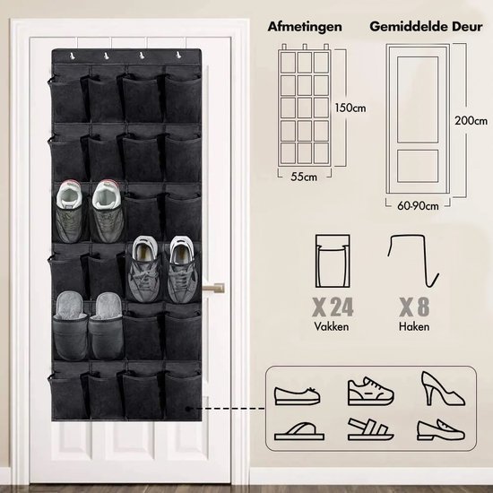 Schoenenrek Voor Wandmontage, Schoenenhouder, Opvouwbaar Schoenenrek Voor Aan De Muur Schoenenrek Organizer Wandrek Deurschoen Kledinghanger Wan 600x607