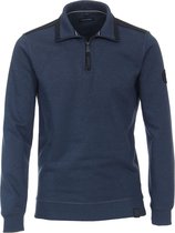 Casa Moda Half Zip Trui Donkerblauw Indigo - Maat XXL - Heren