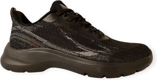 Adventure Sportsneaker Rhodos Zwart Ademend High Soft Insole
