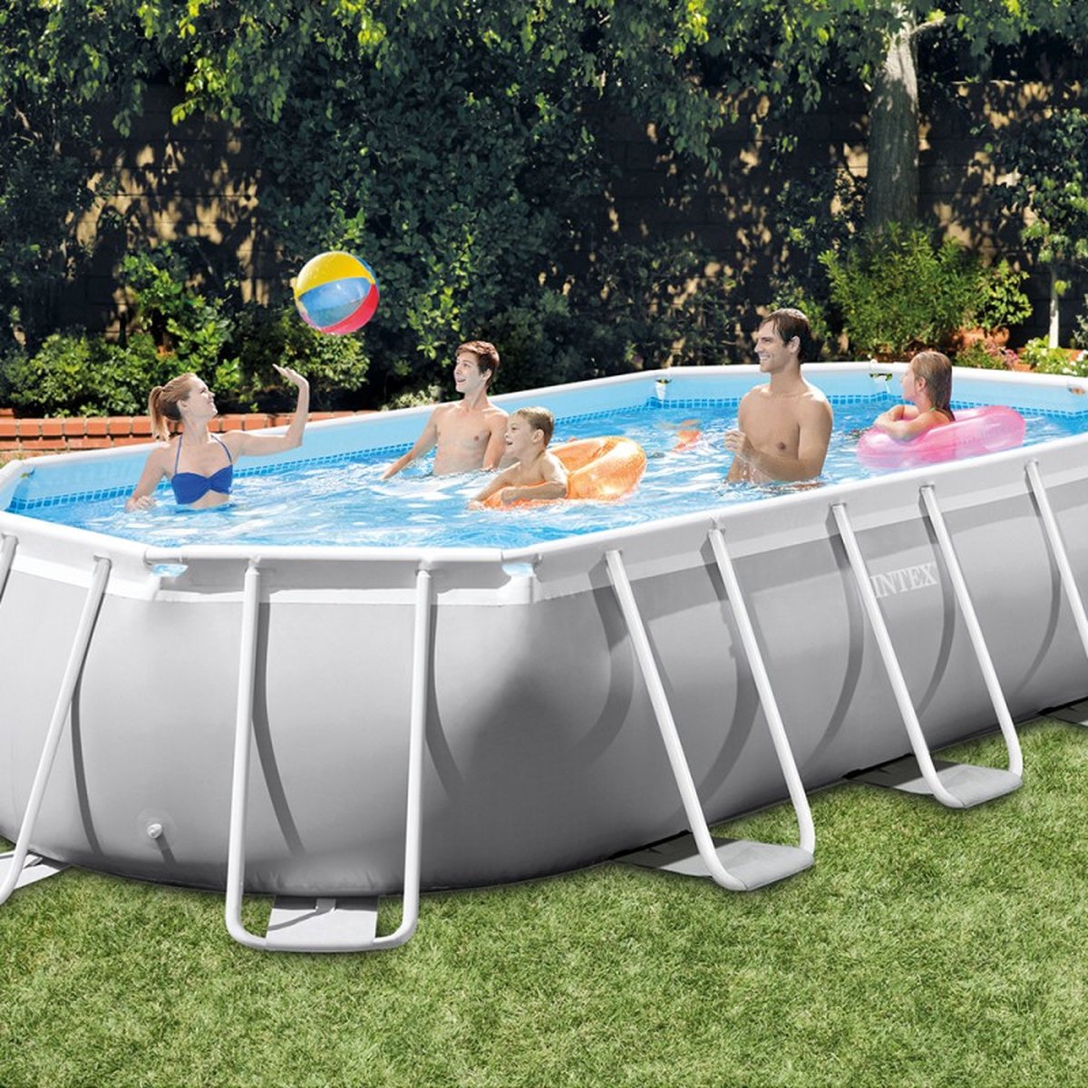 Intex Rechthoekig framezwembad set 26796 - 503 x 274 x 122 cm