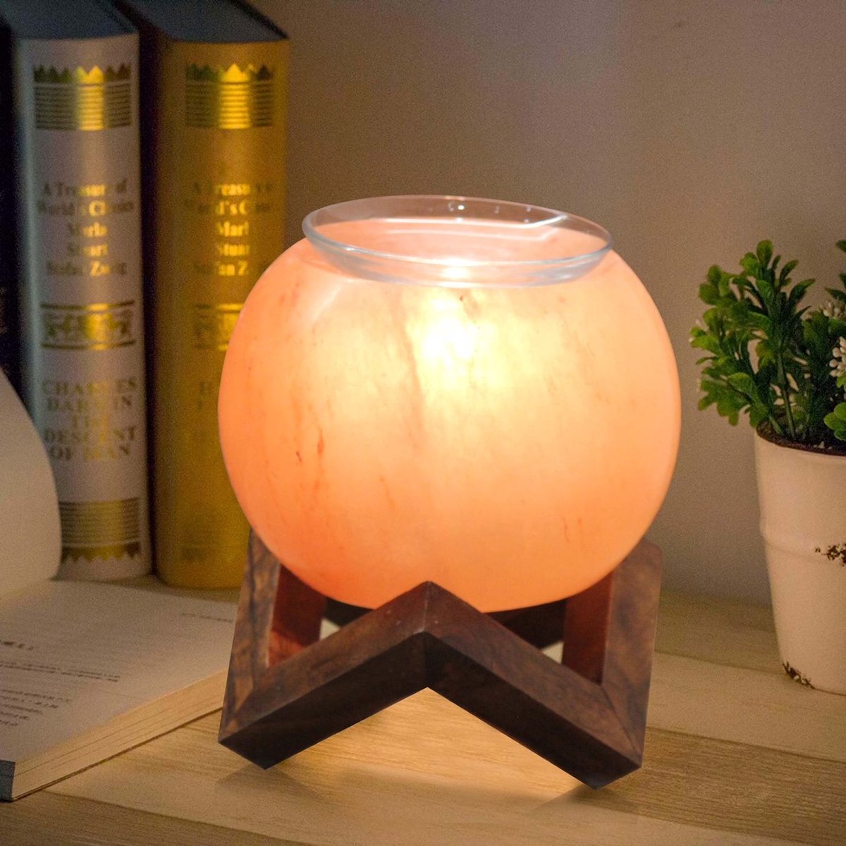 Himalayan Pink Salt Aromatherapy Lamp - Ontspanning en Luchtzuivering