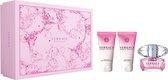 Versace Bright Crystal Giftset - 50 ml eau de toilette spray + 50 ml showergel + 50 ml bodylotion - cadeauset voor dames
