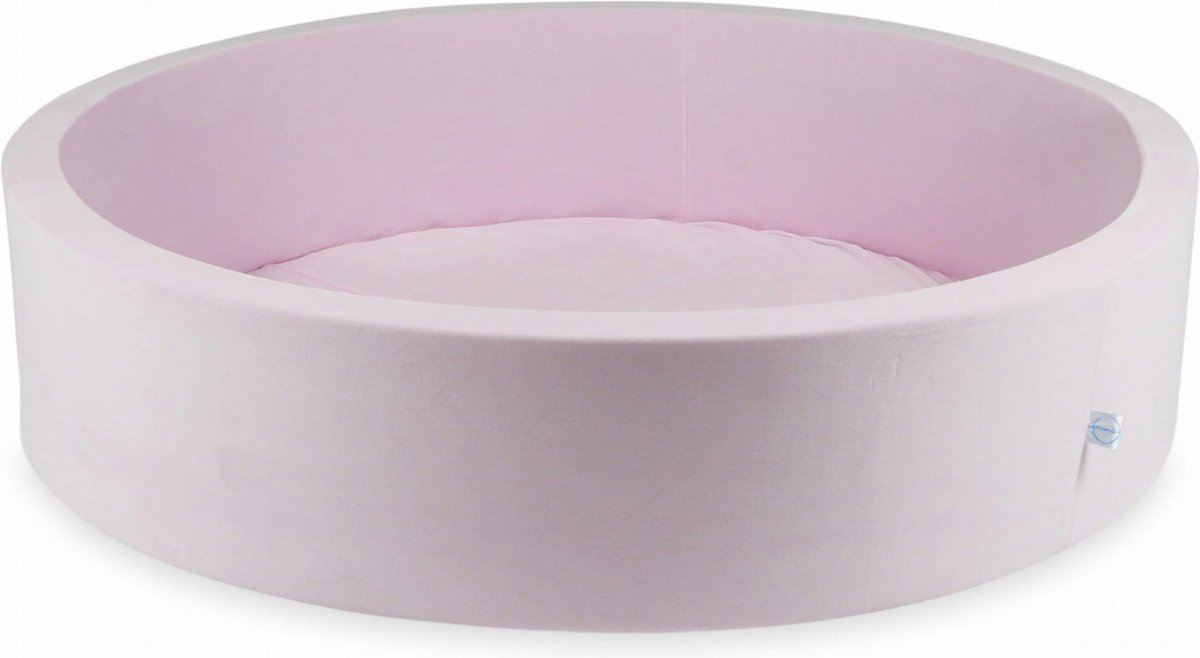 Ballenbak | 110 x 30 cm | zonder ballen | velvet | licht roze