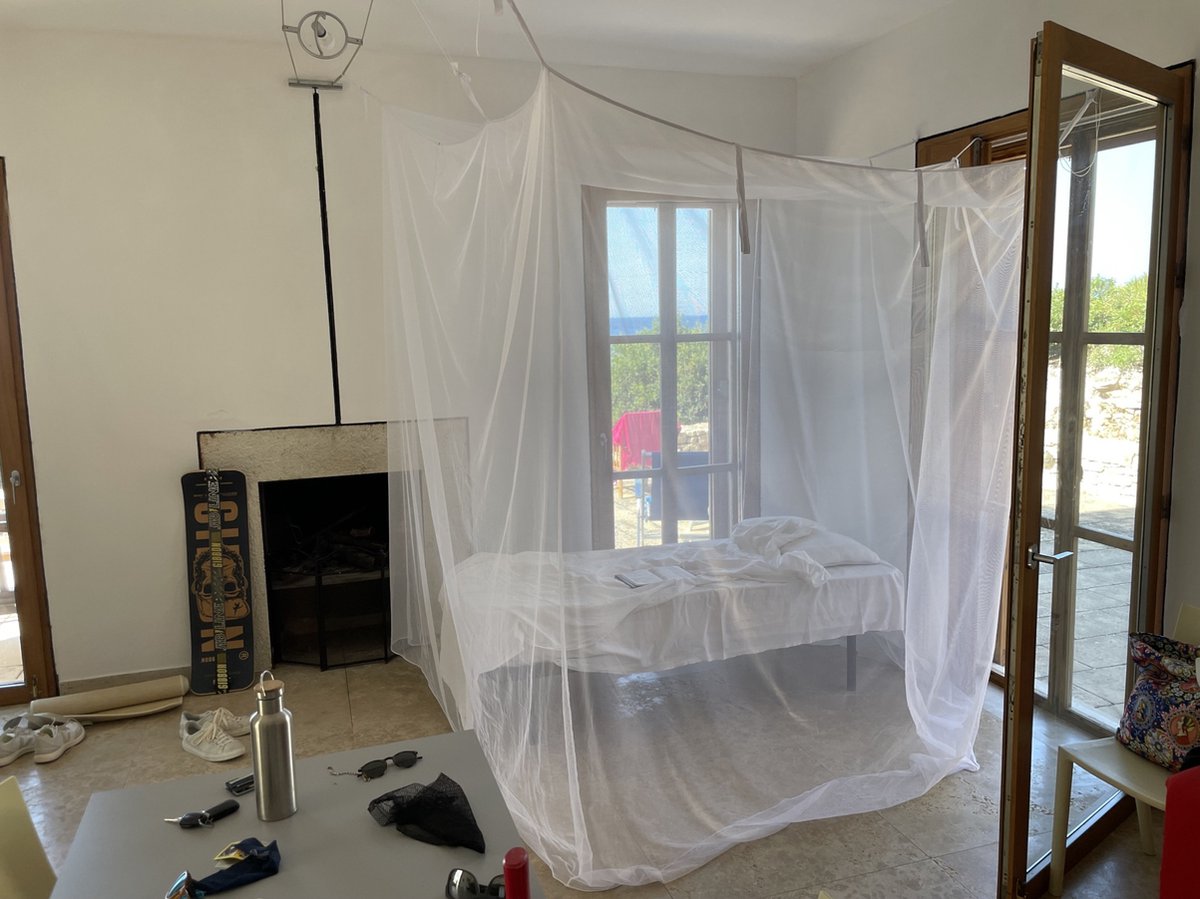 Brettschneider Klamboe Lodge Special - Lengte 220 x Breedte 200 x Hoogte 250 cm - Malaria Klamboe - Muggennet Rechthoek