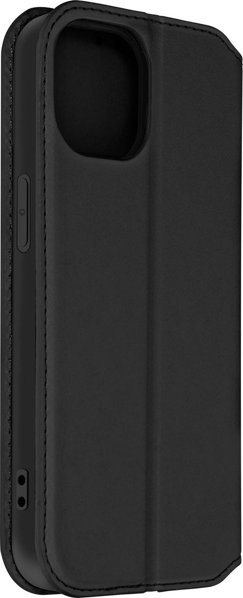 Avizar Foliohoes Geschikt voor iPhone 15 Pro met multifunctionele klep, Zwart