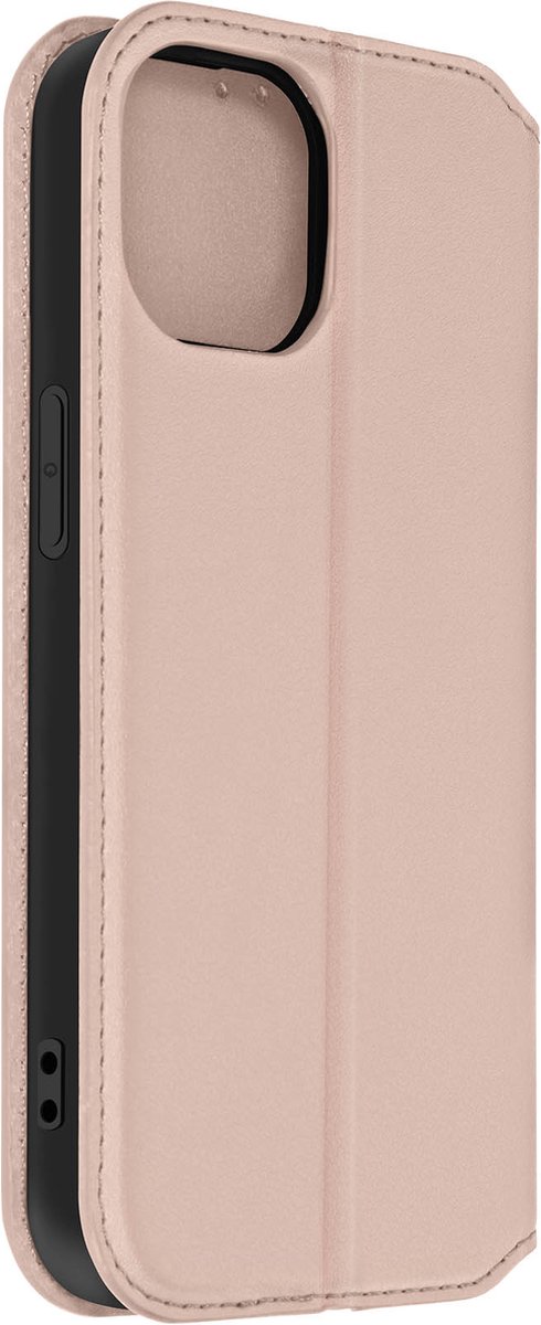 Avizar Foliohoes Geschikt voor iPhone 15 Pro Max met multifunctionele klep, Roze
