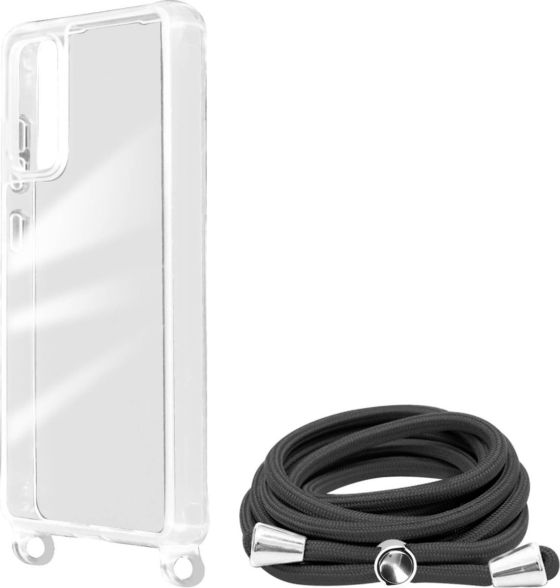 Avizar Koordhoesje Geschikt voor Samsung Galaxy S20 FE Stijf, Corda-serie, Transparant