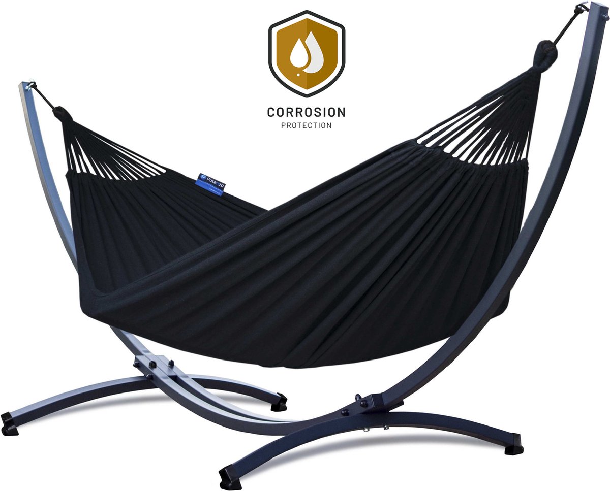 Bol.com Hangmat met Standaard 2 Persoons PREMIUM – Verhoogde, Stevige & WEERBESTENDIGE Constructie | Comfortabele Hangmat | Max.... aanbieding