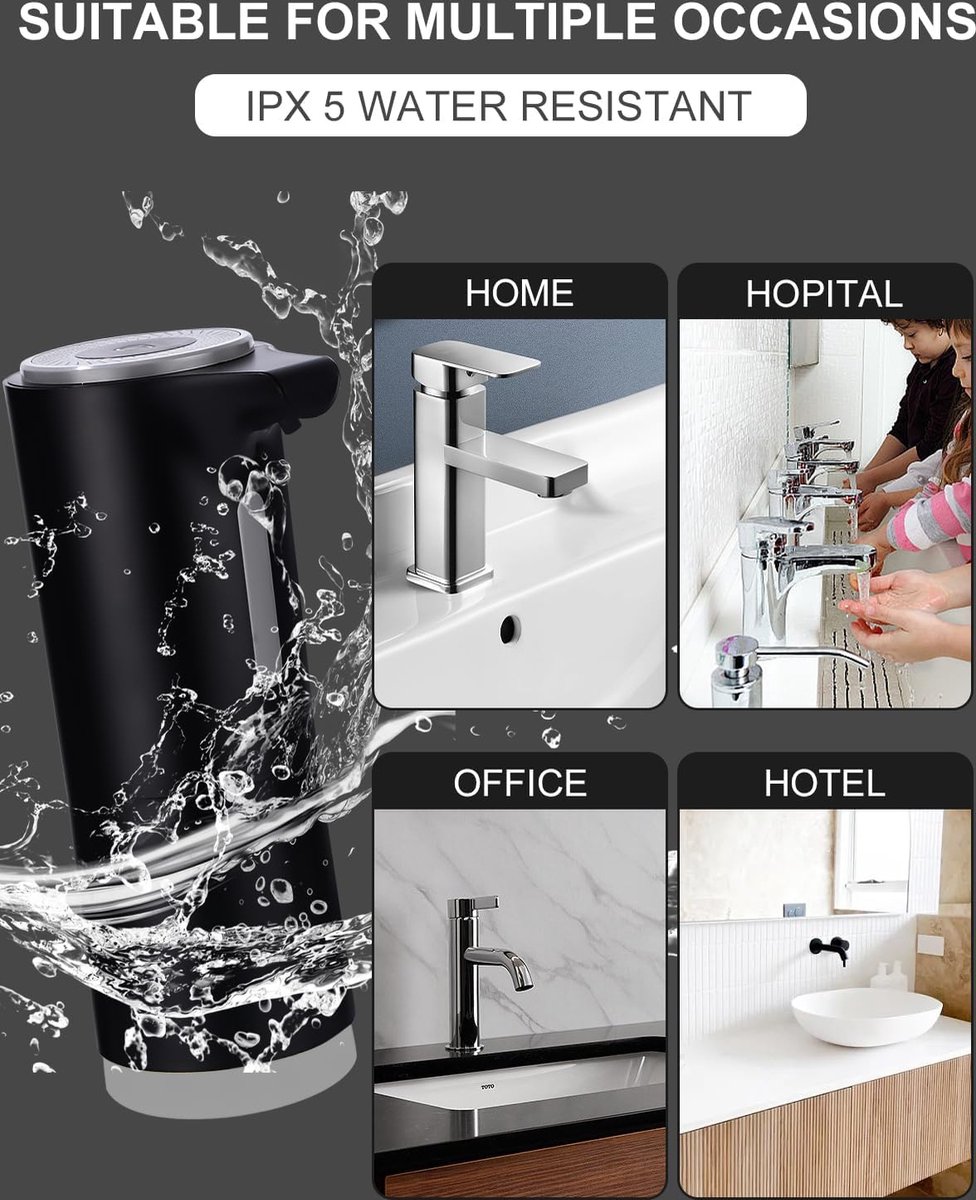 Smart Sensor ABS Dispenser sabun cair otomatis, Sensor ABS non-kontak otomatis u