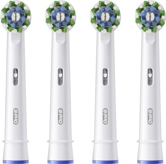 Oral-B Cross Action Pro - Opzetborstels - Met CleanMaximiser Technologie - 4 Stuks