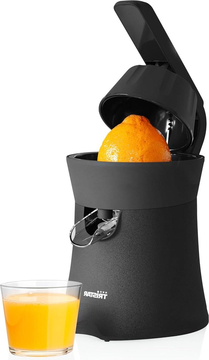 Citruspers - Vaatwasserbestendige onderdelen - 2 perskegels - Gebruiksvriendelijke pershendel - Pulplfilter - Directe serveerfunctie - CP-3015