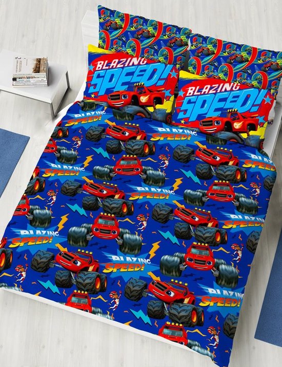 Beddengoedset voor jongens 3D Motorrijder City Moto Desert Race Design Dekbedovertrek en kussensloop Microfiber Huishoudelijke set Kamerdecoratie Duvet Cover (200 x 200 cm