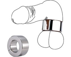 Magnetische metalen scrotum hanger - Gewicht voor de balzak - Locker - Cockring ballen - Klaarkomen uitstellen - Langer seks - 185 gram