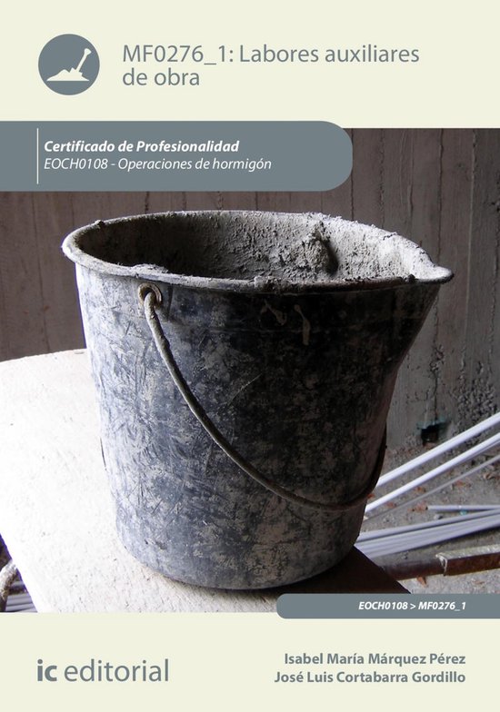 Labores auxiliares de obra. EOCH0108 - cover
