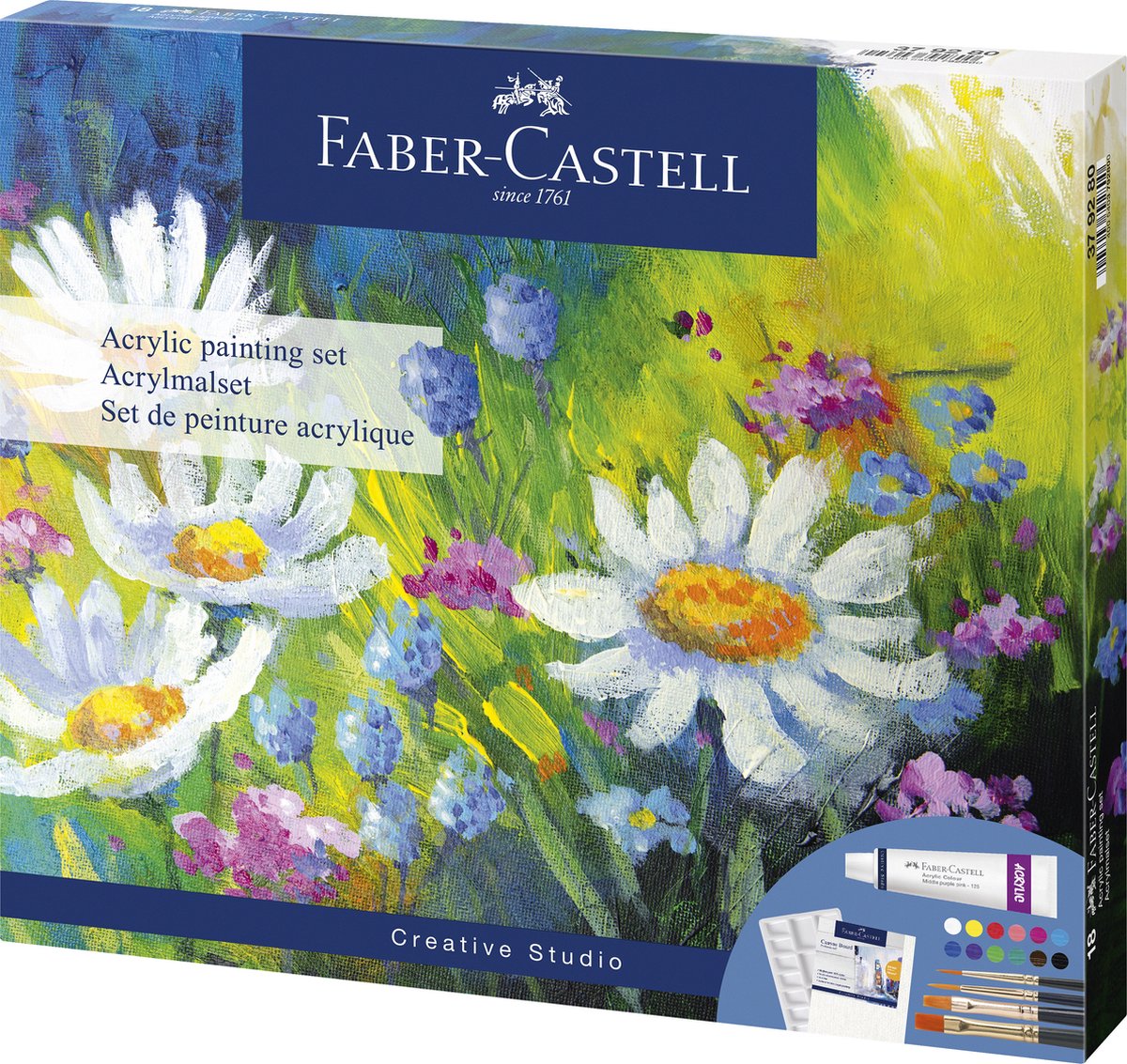 Faber-Castell acrylverfset 18-delig FC-379280