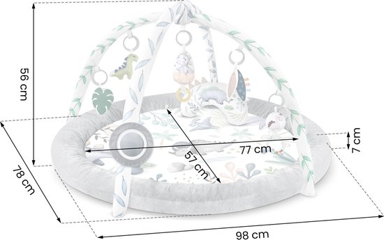 Tapis éducatif interactif Dino Nukido