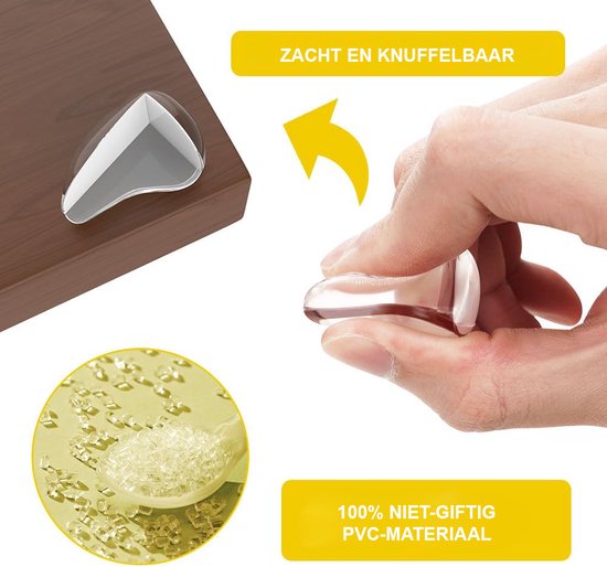 8 stuks hoekbescherming voor baby's, siliconen, diertafel 8 stuks hoekbescherming voor baby's, siliconen, diertafel